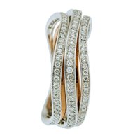 Azzate - Via Piave, 58 - Anello Chimento Donna Anima in Oro Diamante 0.55 Ct 1A08722BB7150-14 - 1A08722BB7150-14